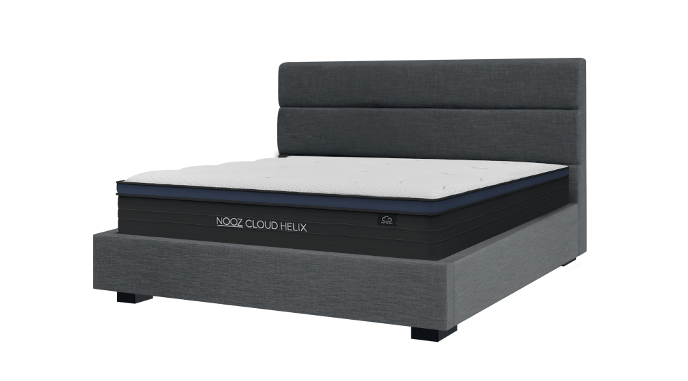 ที่นอนยางพารา 3.5 ฟุต NOOZ CLOUD HELIX  มาพร้อมเตียงไม้อัดคุณภาพสูง สไตล์โมเดิร์น LUNIO ATLAS_0